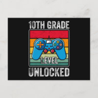 Tenth Grade Level Unlocked Video Game Student Gift