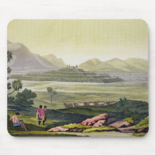 Teocalli, the Great Temple at Tenochtitlan, Mexico Mouse Mat