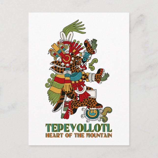 Tepeyollotl Postcard (Front)