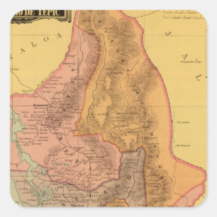 Tepic, Nayarit Square Sticker