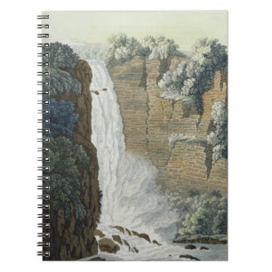 Tequendama Waterfall on the Bogota river, Colombia Notebook