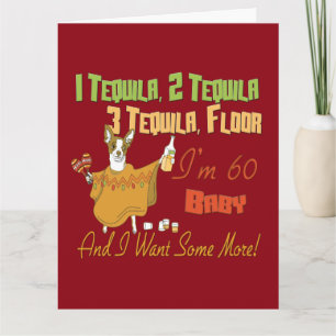 Tequila 60th Birthday Party Collection Card