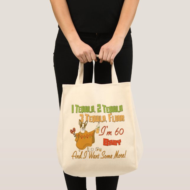 Tequila 60th Birthday Party Collection Tote Bag (Front (Product))