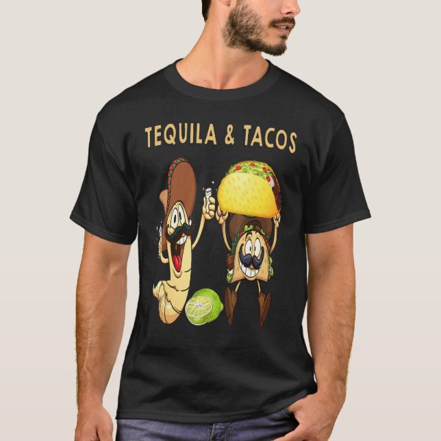 Tequila And Tacos Hakuna Tequila Patron Tequila Me T-Shirt (Front)