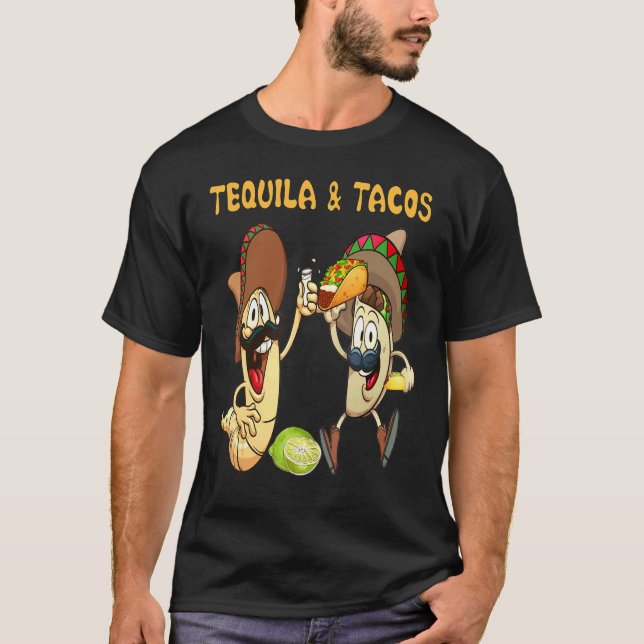 Tequila And Tacos Patron Tequila Mens Tequila Haku T-Shirt (Front)