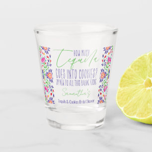 Tequila & Cookies Baking Class Bridal Shower Party Shot Glass