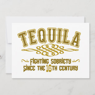 TEQUILA custom invitation