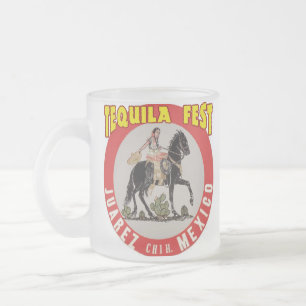 Tequila Fest, Frosted Glass Coffee Mug