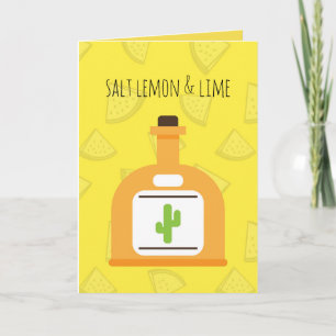 Tequila Greetings Card