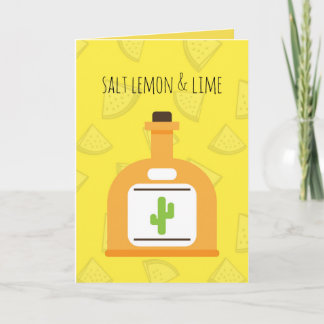 Tequila Greetings Card