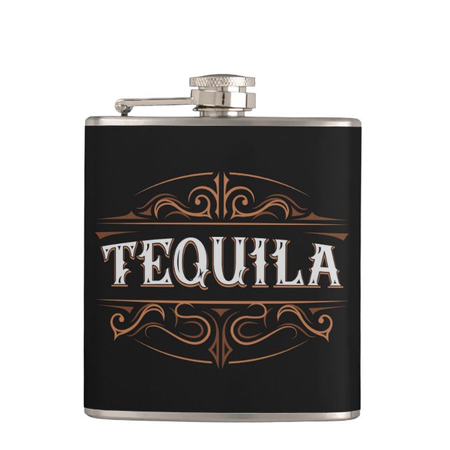 Tequila Hip Flask (Front)