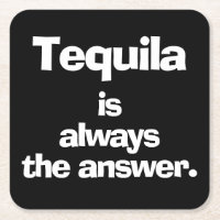 Tequila is Always the Answer Black