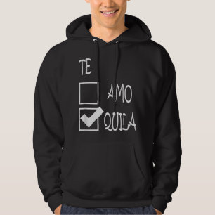 Tequila Is My Valentine Funny Anti Valentines Day  Hoodie