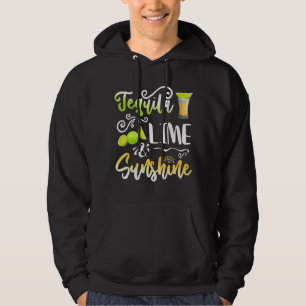 Tequila Lime Sunshine Lime Lemon Drinking  Cinco D Hoodie