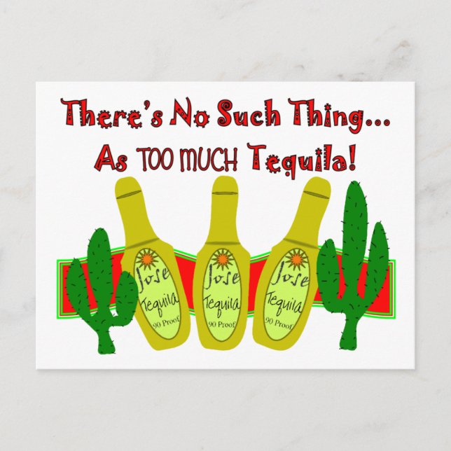 Tequila Lovers T-Shirts & Gifts Postcard (Front)