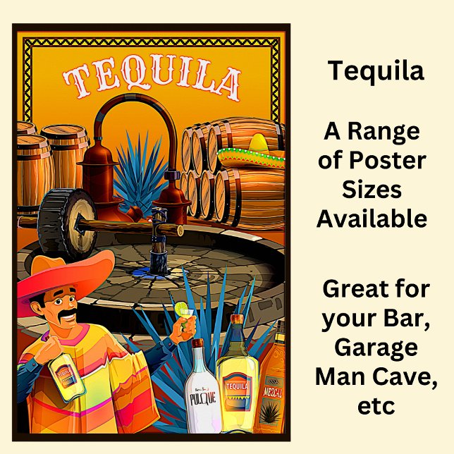Tequila - Mexican Blue Agava Poster (Creator Uploaded)