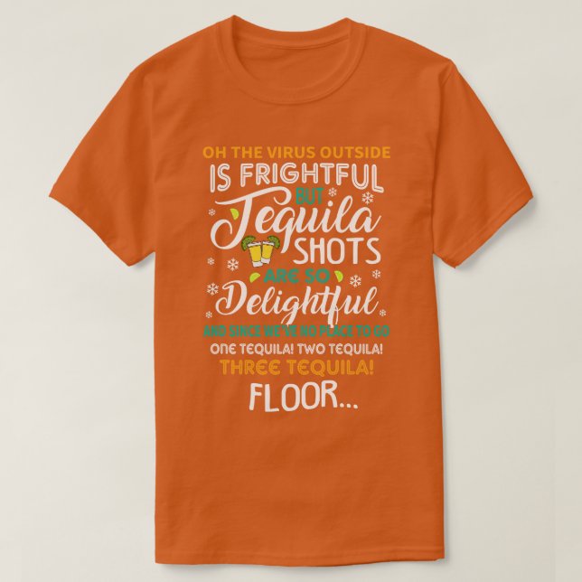 Tequila Shots Ugly Christmas Sweater (Design Front)