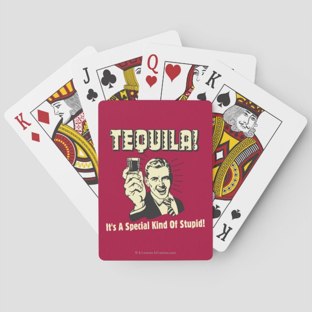 Tequila: Special Kind of Stupid Playing Cards (Back)