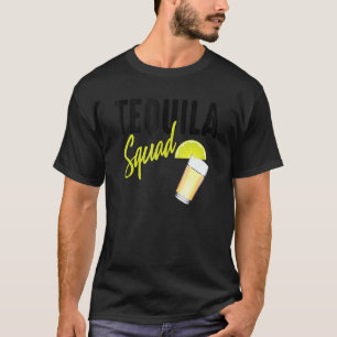 Tequila Squad Cute Margarita Fan Funny Cinco De Ma T-Shirt