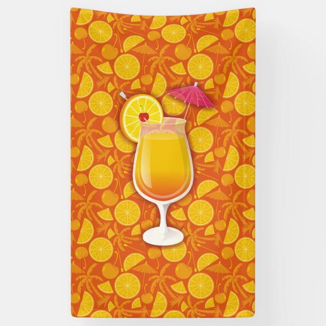 Tequila sunrise banner (Vertical)