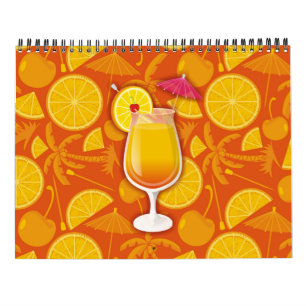 Tequila sunrise calendar