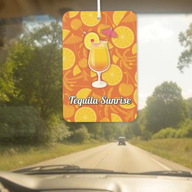 Tequila sunrise car air freshener (Creator Uploaded)