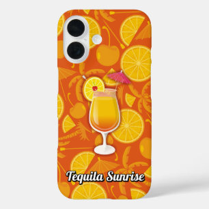 Tequila Sunrise iPhone 16 Case