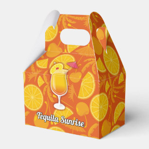 Tequila sunrise favour box
