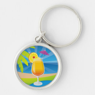 Tequila Sunrise Key Ring
