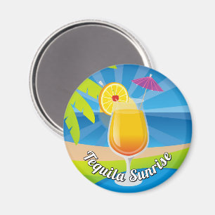 Tequila Sunrise Magnet