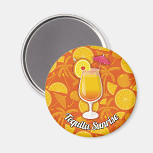 Tequila sunrise magnet