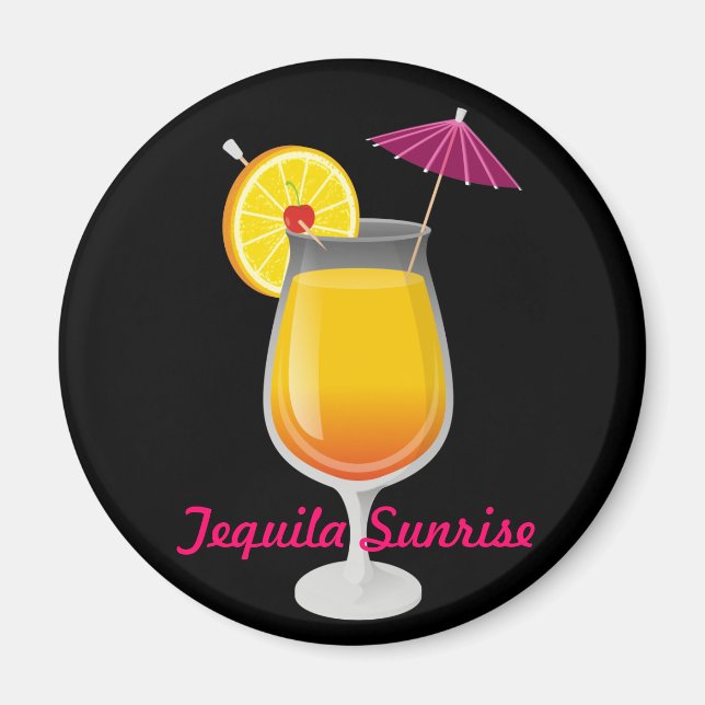 Tequila Sunrise Magnet (Front)