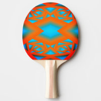 Tequila Sunrise Ombre Geometric Abstract Art