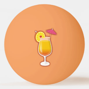 Tequila sunrise ping pong ball