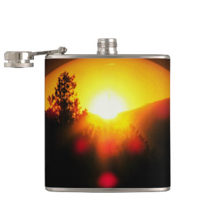 Tequila Sunset? Hip Flask