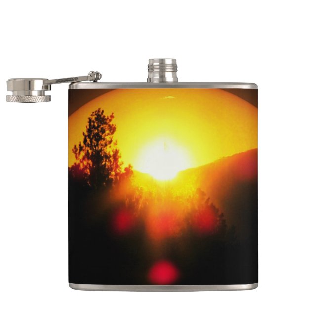 Tequila Sunset? Hip Flask (Opened)