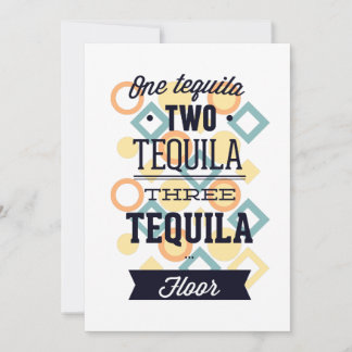 Tequila Thank You Card