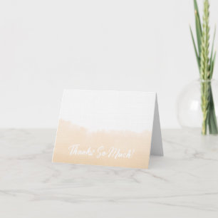 Tequila Watercolor Abstract Thank You Card