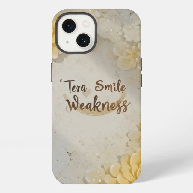 Tera Smile, My Weakness iPhone Case (Back)