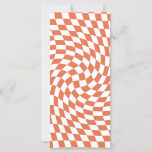 Teracotta Wedding Collection Check Chequered