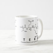 Tere peptide name mug (Front Right)