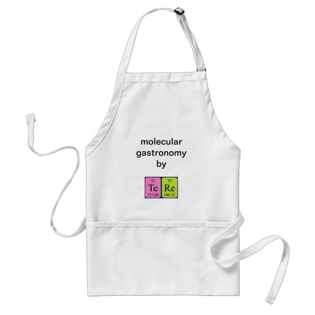 Tere periodic table name apron (Front)