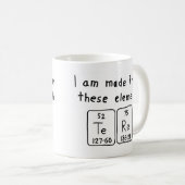 Tere periodic table name mug (Front Right)