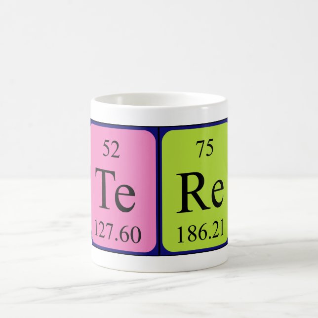 Tere periodic table name mug (Center)