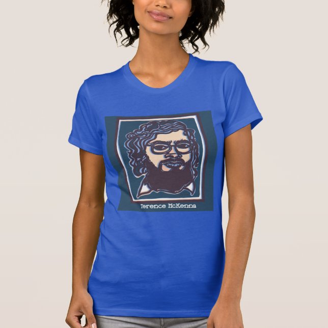 Terence McKenna tee by FacePrints (Front)