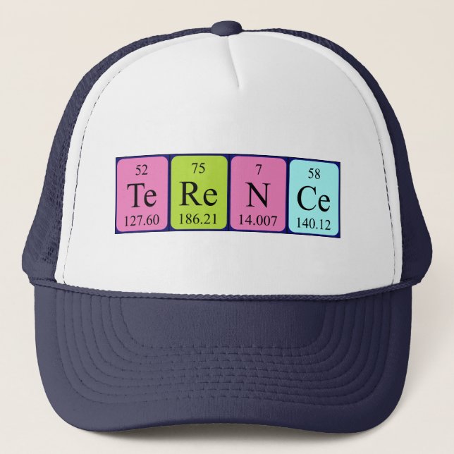Terence periodic table name hat (Front)
