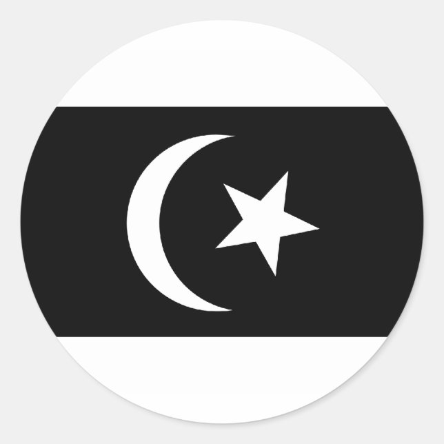 Terengganu, Malaysia Classic Round Sticker (Front)