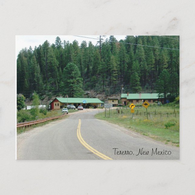 Tererro, New Mexico Postcard (Front)