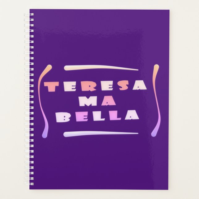 Teresa Bella made for her mixed colours   Drawstri Planner (Front)