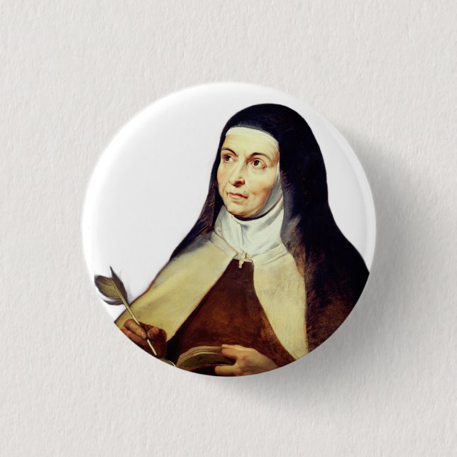 Teresa of Ávila by Rubens 3 Cm Round Badge (Front)